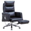 Executive office chair with PU upholstery