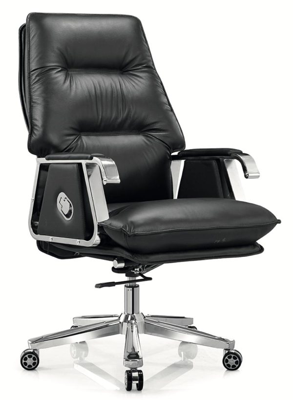 High-back executive office chair